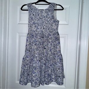 Vera Wang princess blue floral dresss